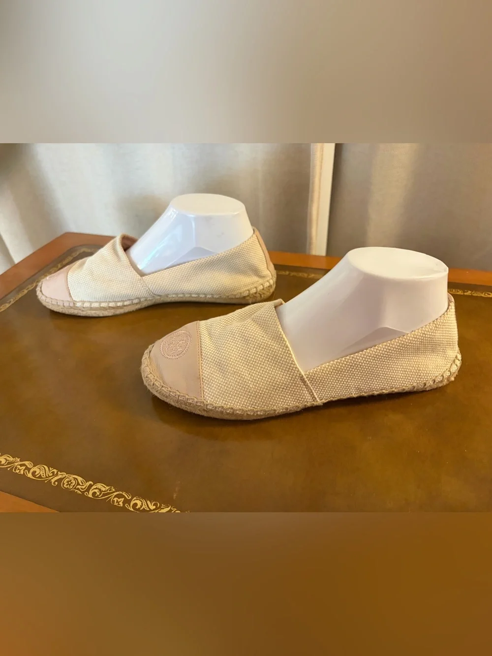 Tory Burch Canvas Espadrille Slip-Ons in Cream - Women